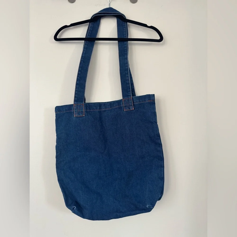 Big bud press denim everyday tote bag nwot dark wash - Picture 4 of 4